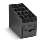 Vollrath CTNO-06 Plastic Organizer, 100 Napkins, Black - Default Title