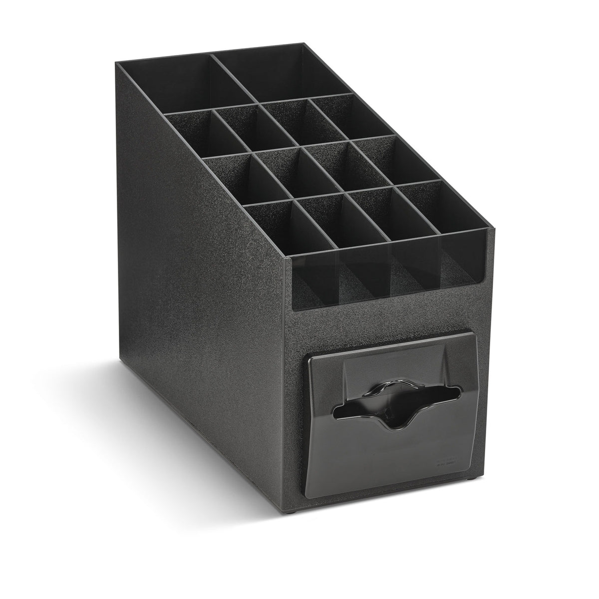 Vollrath CTNO-06 Plastic Organizer, 100 Napkins, Black - Default Title