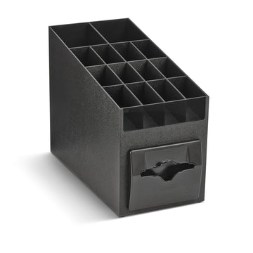 Vollrath CTNO-06 Plastic Organizer, 100 Napkins, Black - Default Title