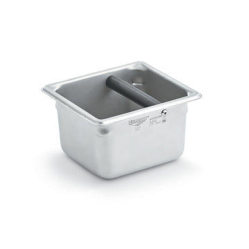 Vollrath E06064-KB Stainless Steel Knock Box, 1.875 qt., Silver - Default Title