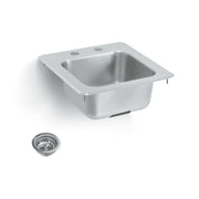 Vollrath K1554-C Stainless Steel Drop-In Sink, 15" x 15", Silver - Default Title