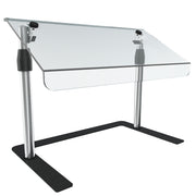 Vollrath Acrylic Sneeze Guard, 14" Wide, Silver - 24"