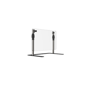 Vollrath Acrylic Breath Guard, Silver - 23 1/2"