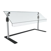 Vollrath Acrylic Sneeze Guard, 14" Wide, Silver - 36"