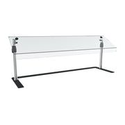 Vollrath Acrylic Sneeze Guard, 14" Wide, Silver - 48"