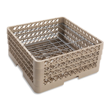 Vollrath PM1211-3 Traex Copolymer Plastic Plate Rack, Full Size - Beige
