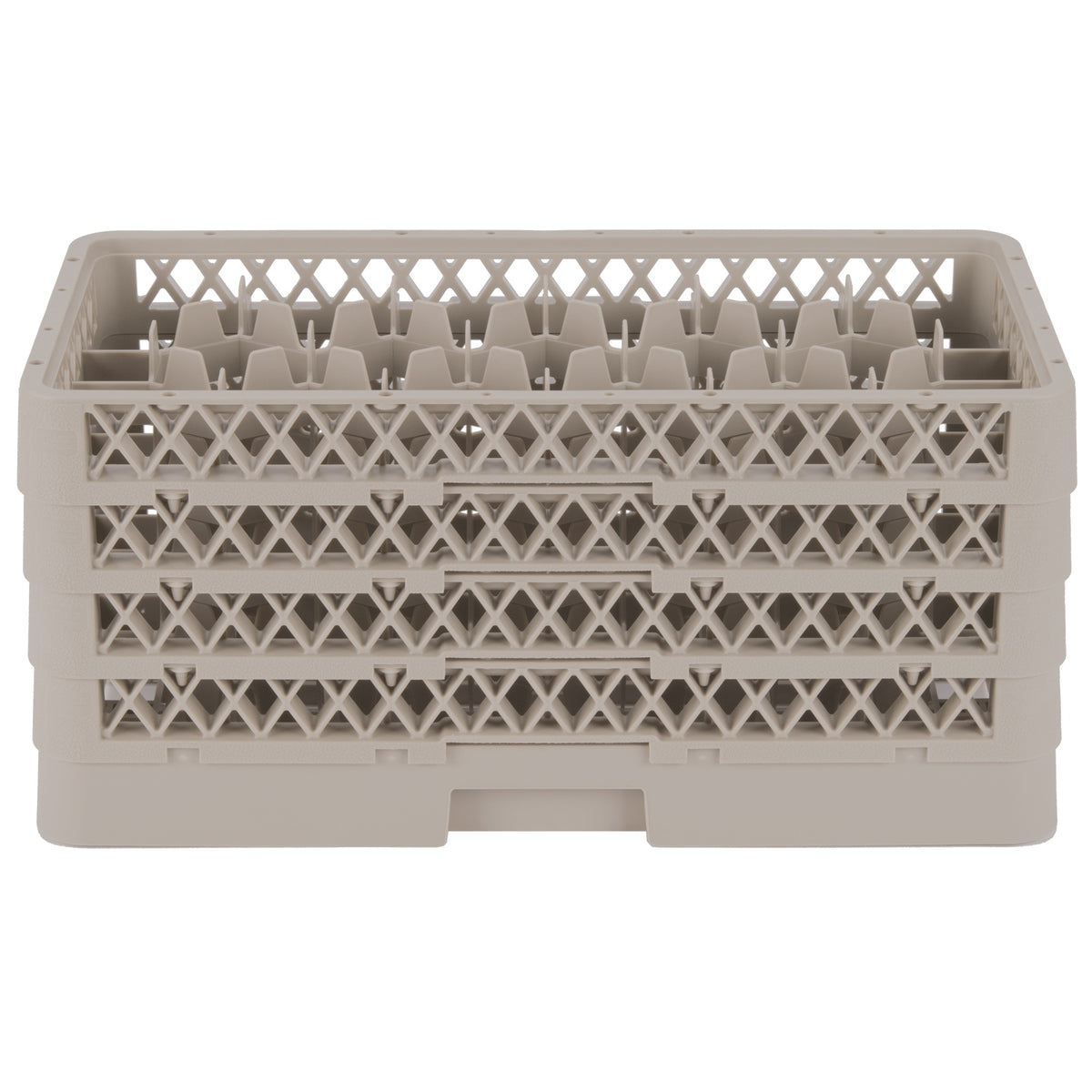 Vollrath Traex Copolymer Plastic Glass Rack, Half Size, Beige - photo 2