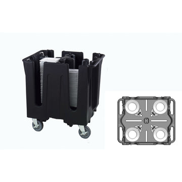 Vollrath SAC-4A-06 Dish Caddy, 27 1/2" x 32 3/4", Black - Default Title