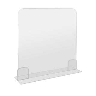 Vollrath SCSN3036 Acrylic Safety Shield, 30" Wide, Clear, 2/Pack - Default Title