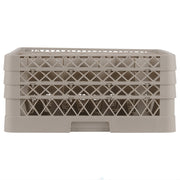 Vollrath TR11GGG Traex Copolymer Plastic Glass Rack, Full Size - Beige