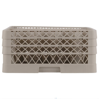 Vollrath TR11GGG Traex Copolymer Plastic Glass Rack, Full Size - Beige
