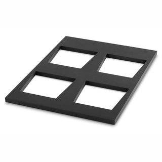 Vollrath Wood Display Template, 5/8" High, Black - 14 3/4"