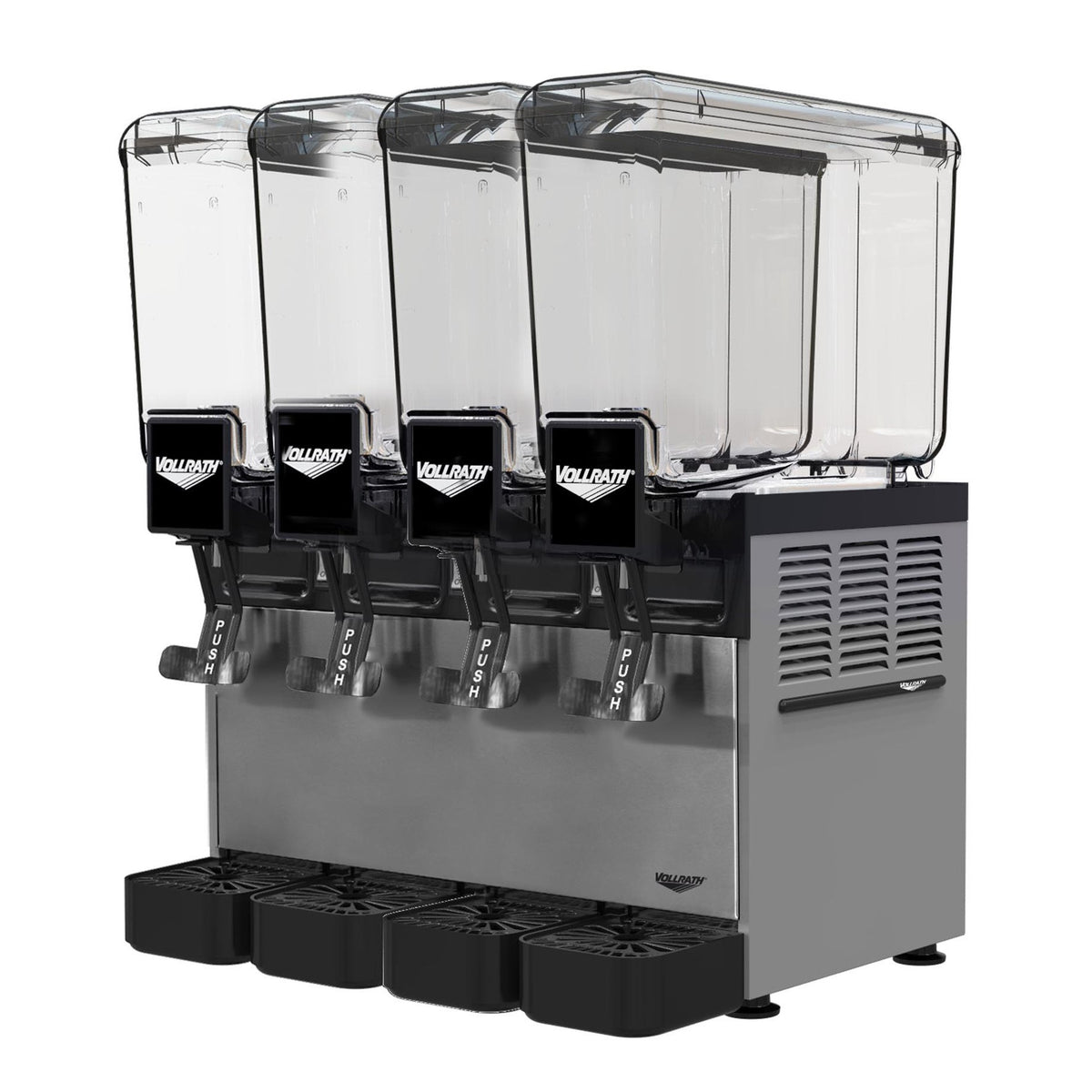 Vollrath Stainless Steel Refrigerated Beverage Dispenser, 24 5/8" High, 115V - 19 3/8"