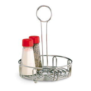 Vollrath WR-1023 Metal Condiment Caddy, 7" Diameter, Silver - Default Title