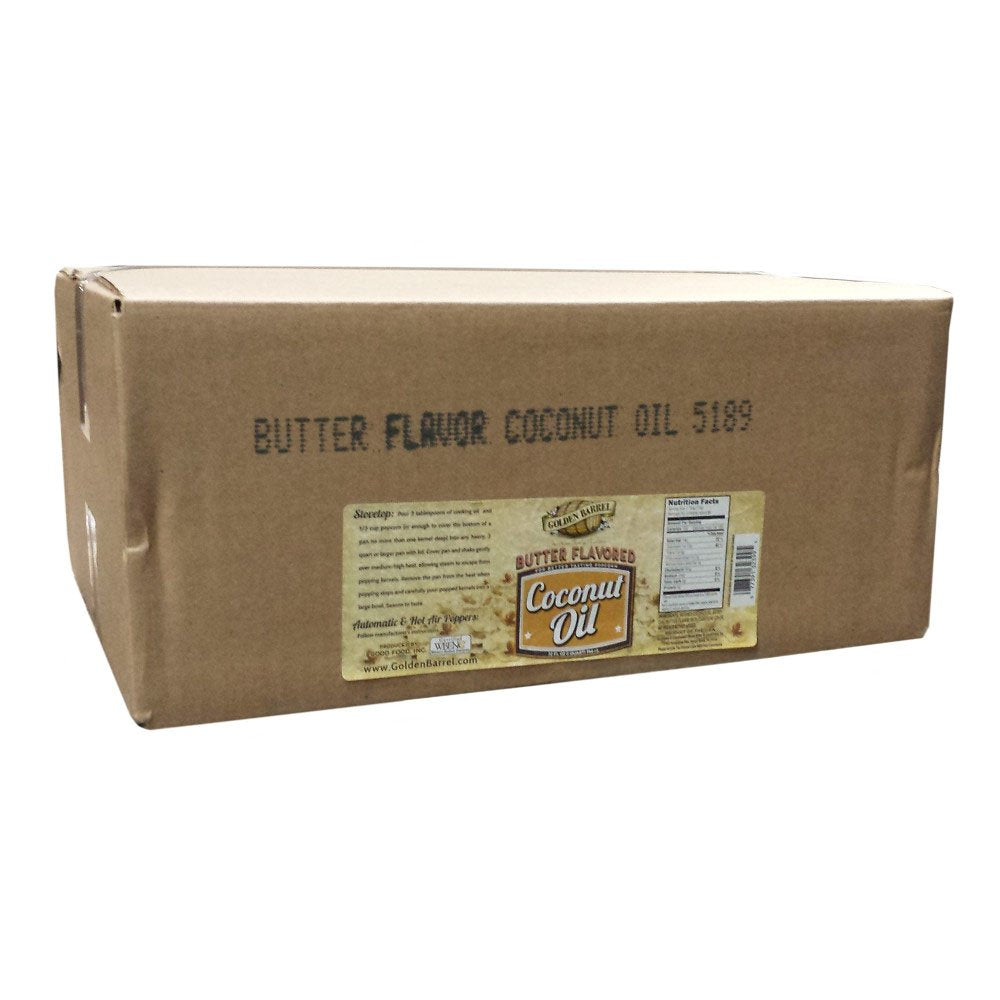 Golden Barrel Butter Flavored Coconut Oil (12/32 oz. Case)
