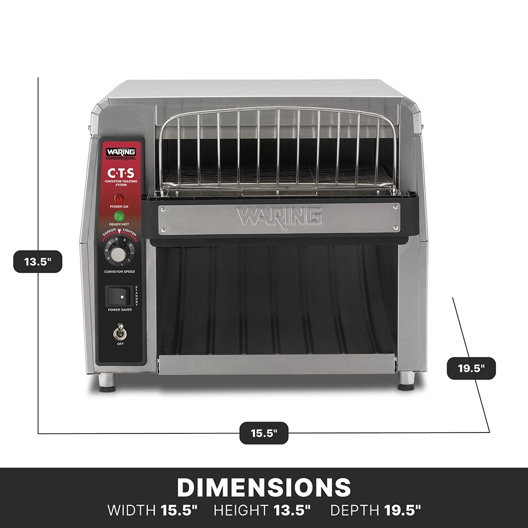 Waring CTS1000 Conveyor Toaster, 15 1/2" Wide, 120V - Default Title