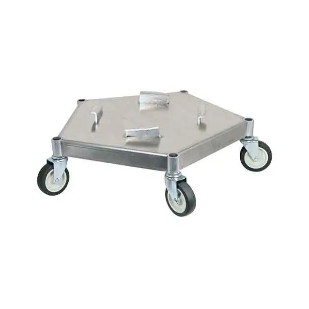 Bar Maid DOL-100 Metal Keg Dolly, 17" x 17", Silver