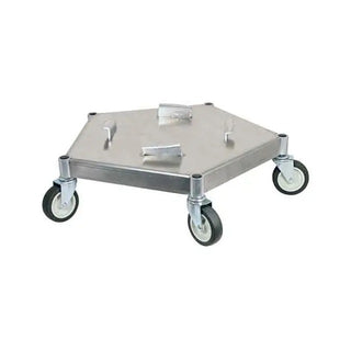 Bar Maid DOL-100 Metal Keg Dolly, 17" x 17", Silver