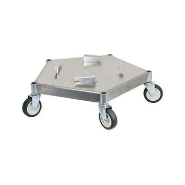 Bar Maid DOL-100 Metal Keg Dolly, 17" x 17", Silver