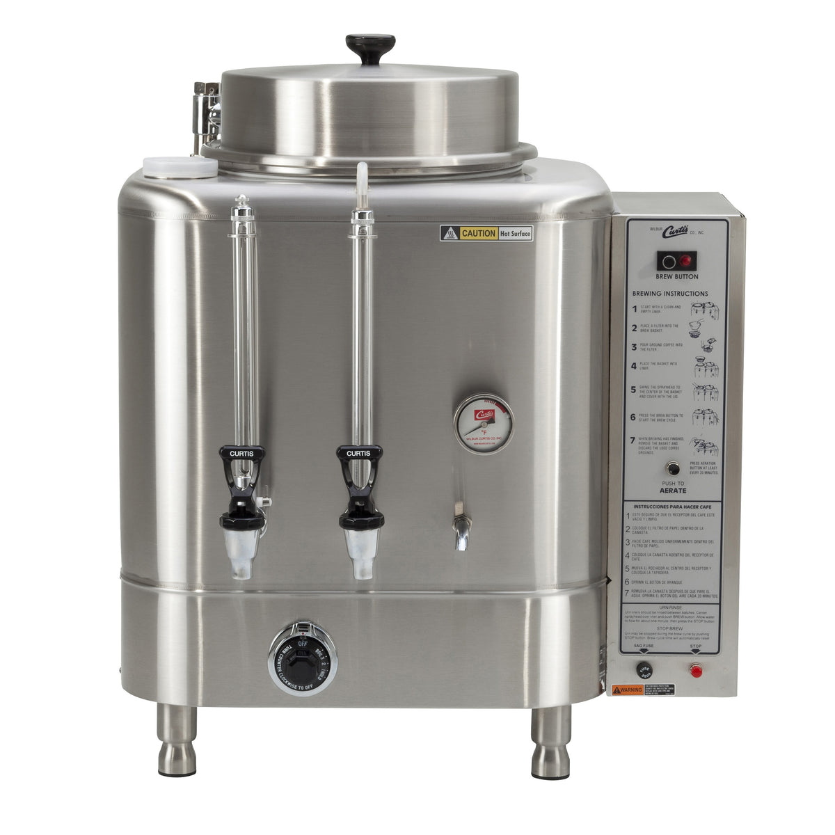 Wilbur Curtis RU-225-12 Coffee Urn, 6 gal., 220V - Default Title