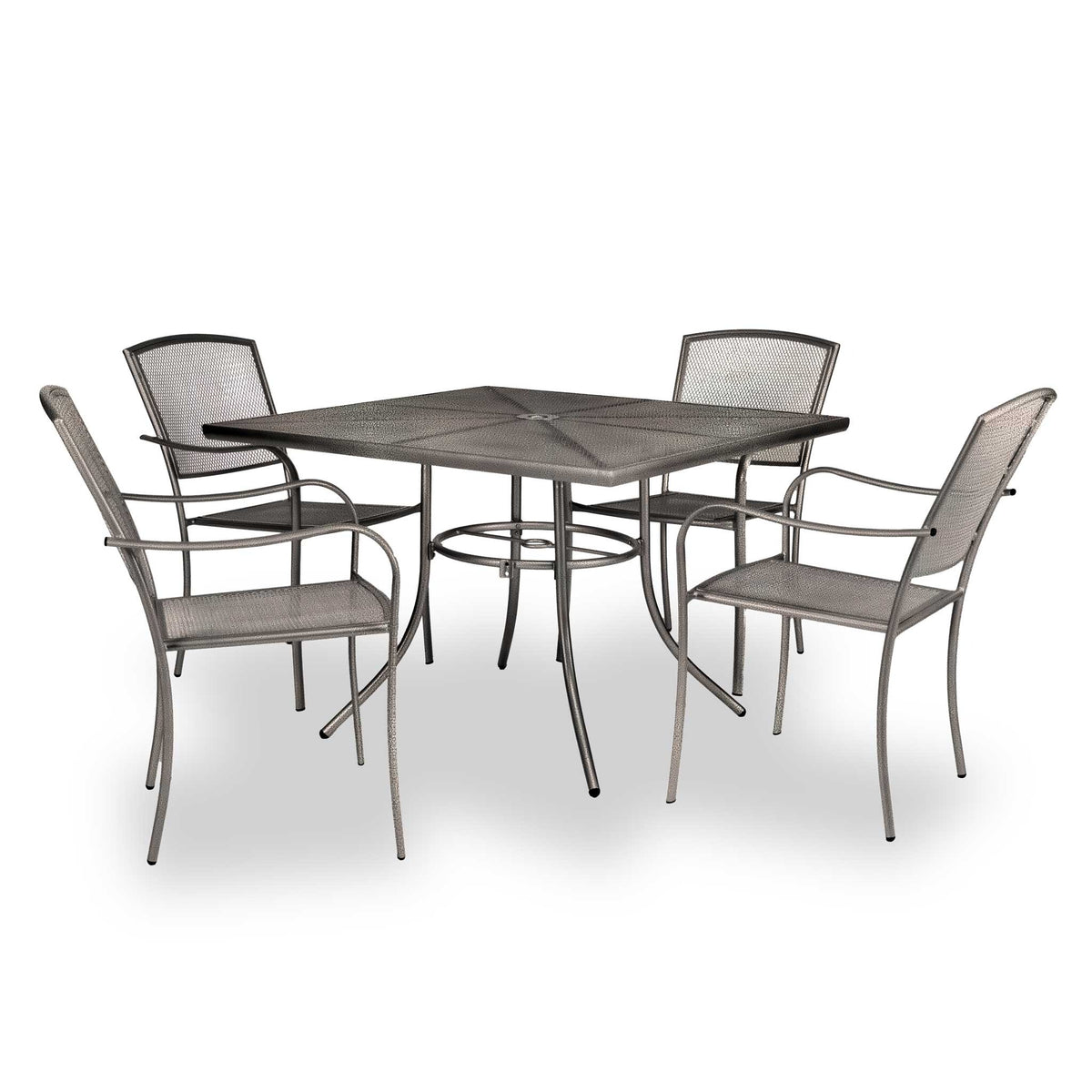 Wabash Valley Powder Coated Steel Table, 28 1/2" High, Black - photo 5