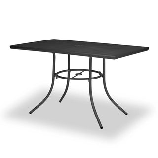 Wabash Valley SU2Z38P Powder Coated Steel Table, 30" x 48", Black - Default Title