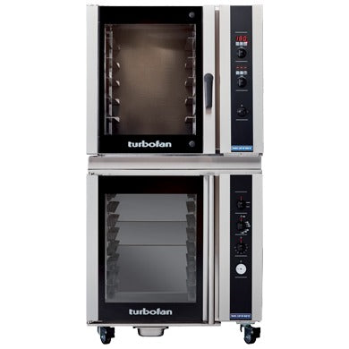 Moffat USE35D6-26-P263 30D Series Convection Oven, Full Size - E35D6/P85M8 Full-Size Digital 8 Tray Holding Cabinet Proofer 1.45-11.2 kW