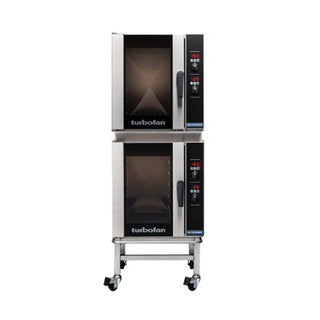 Moffat USE33D5-P Doublestack casters (2 each USE33D5 + 1 Stainless Steel Convection Oven, Half Size, 208V - Default Title