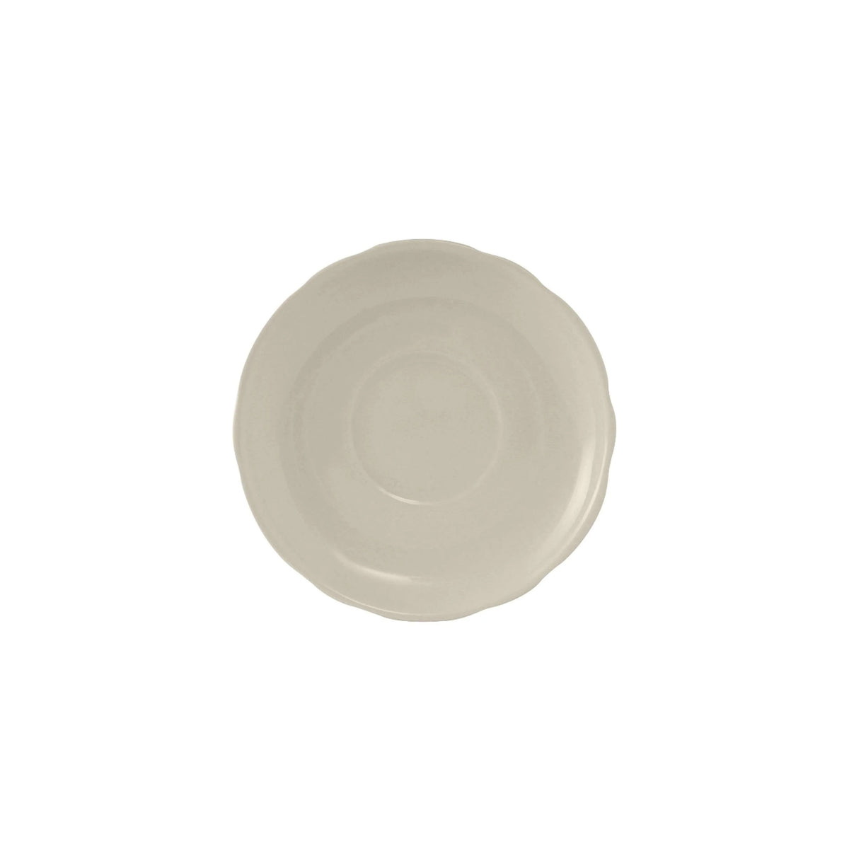 Tuxton TSC-002 Shell China Saucer, 5 1/2" Diameter, Ivory, 36/Case - Default Title