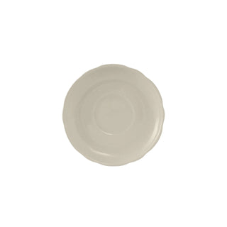 Tuxton TSC-002 Shell China Saucer, 5 1/2" Diameter, Ivory, 36/Case - Default Title