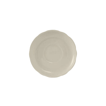 Tuxton TSC-002 Shell China Saucer, 5 1/2" Diameter, Ivory, 36/Case - Default Title