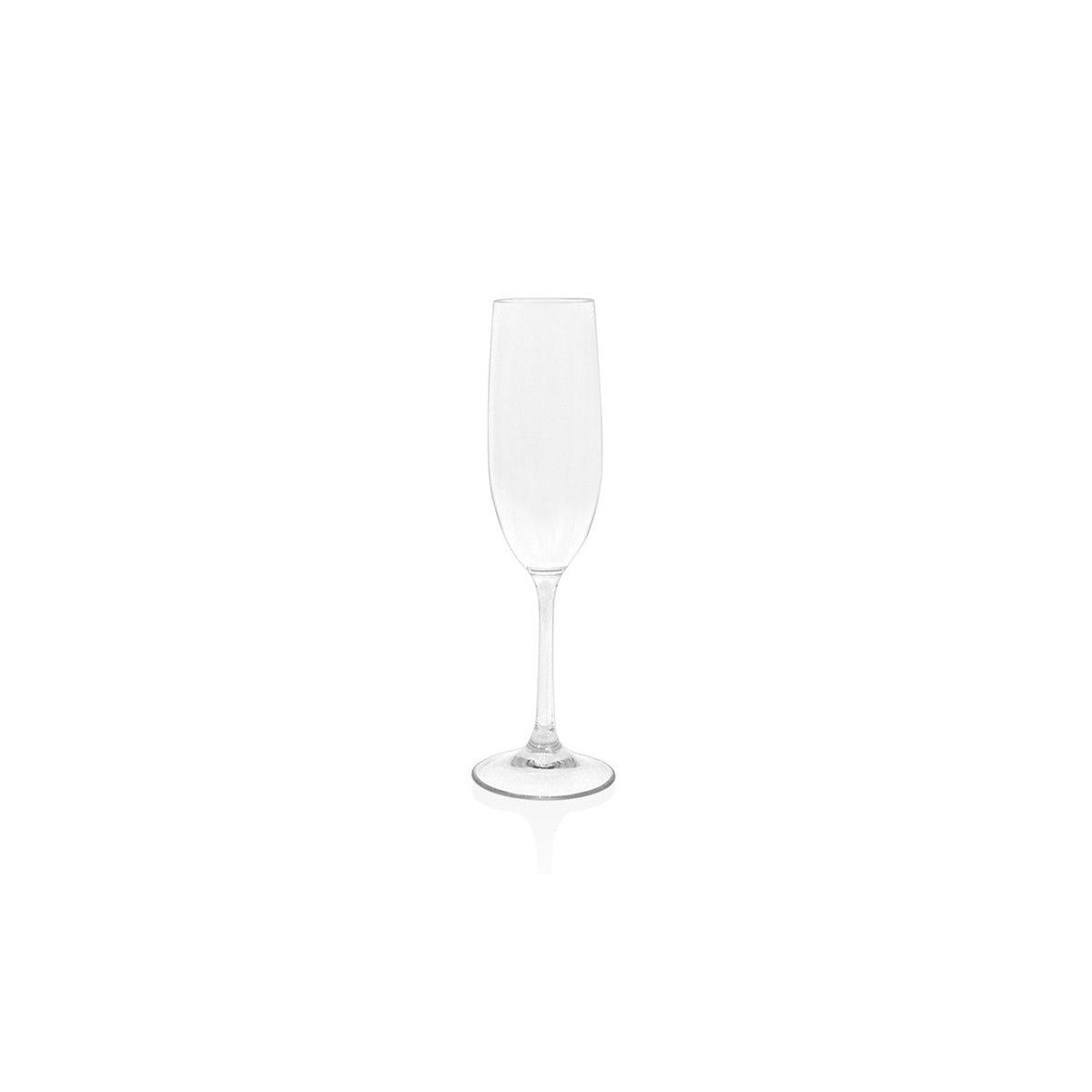 Front of the House ACH002CLT23 Drinkwise Tritan Plastic Champagne Flute, 9 oz., Clear, 12/Pack - Default Title
