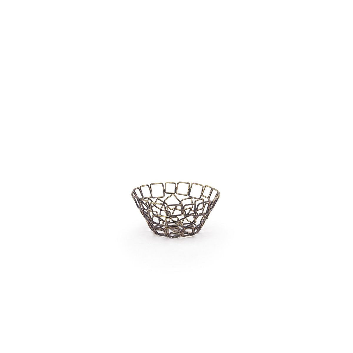 Front of the House Coppered Link Iron Basket - 5 1/2"