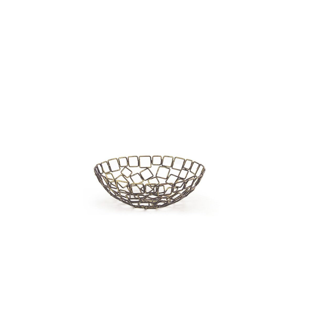 Front of the House Coppered Link Iron Basket - 8"