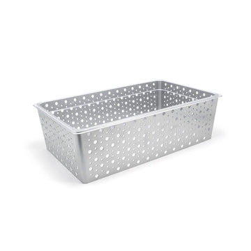 Front of the House Dots Iron Pan Set, 18 qt., 2/Case - Silver