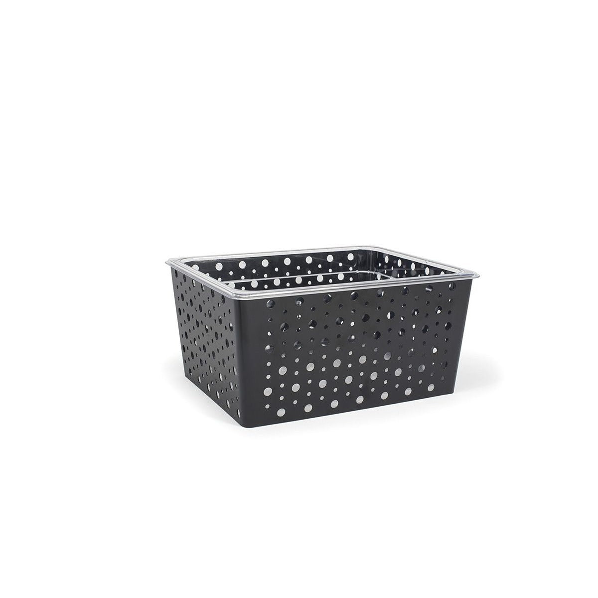 Front of the House Dots Iron Pan Set, 10 qt., 2/Case - Black