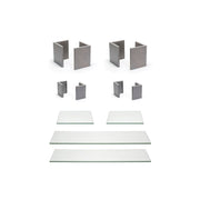 Front of the House BST042MUM28 Bamboo Riser Set, Gray - Default Title