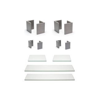 Front of the House BST042MUM28 Bamboo Riser Set, Gray - Default Title