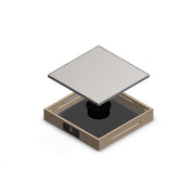 Front of the House Induction Warmer, 21 1/4" x 21 1/4", 48-60V - Brown Ivory