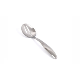 Front of the House Stainless Steel Serving Spoon, 13 1/2" Long, Silver, 12/Case - Slotted