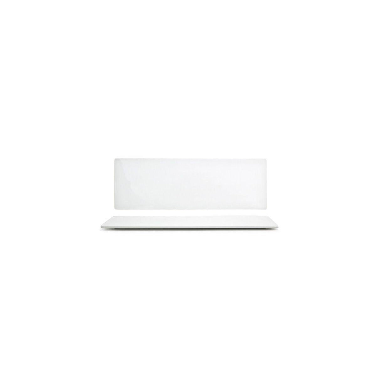 Front of the House Canvas Porcelain Plate, White - 12"