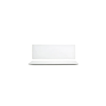 Front of the House Canvas Porcelain Plate, White - 12"