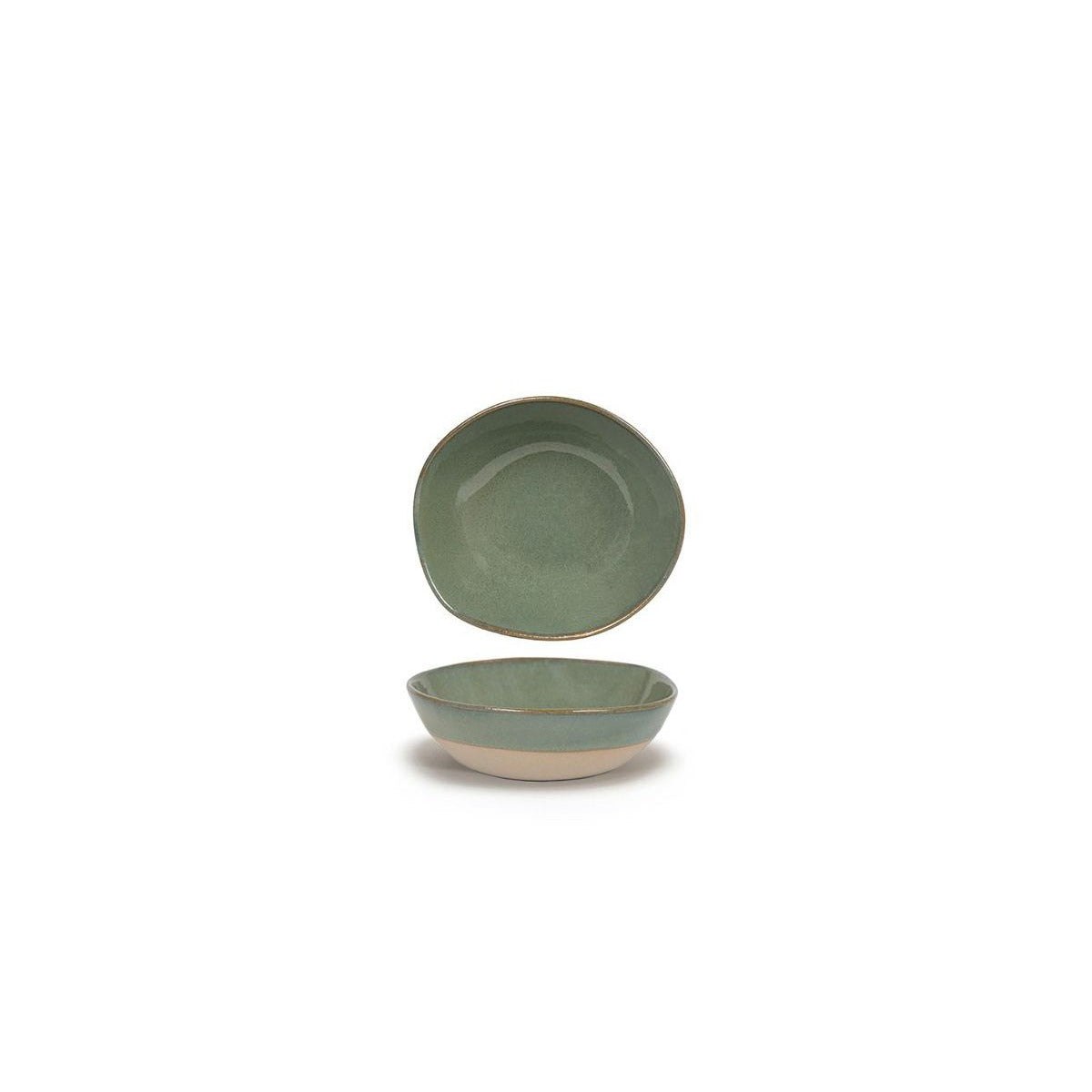 Front of the House Artefact Porcelain Bowl, 24 oz., 6/Case - Green