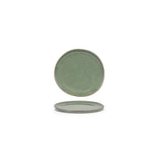 Front of the House Artefact Porcelain Plate, 9" Diameter, 6/Case - Green