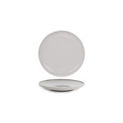 Front of the House Bevel Porcelain Plate, Gray - 9"