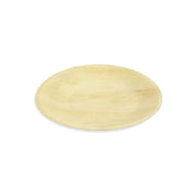 Front of the House Servewise Wood Plate, 1/2" High, Brown, 200/Case - 8 1/2"