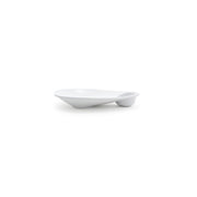 Front of the House Ellipse Porcelain Plate, White - 12"