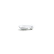 Front of the House Ellipse Porcelain Plate, White - 8 1/4"