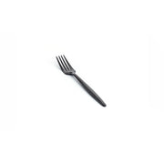 Front of the House Owen Colored Stainless Steel Dinner Fork, Black, 12/Case - 8 1/4" / Matte