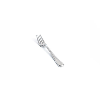Front of the House Grant Stainless Steel Dinner Fork, Silver, 12/Case - 8" / Brushed Mirrored Polished